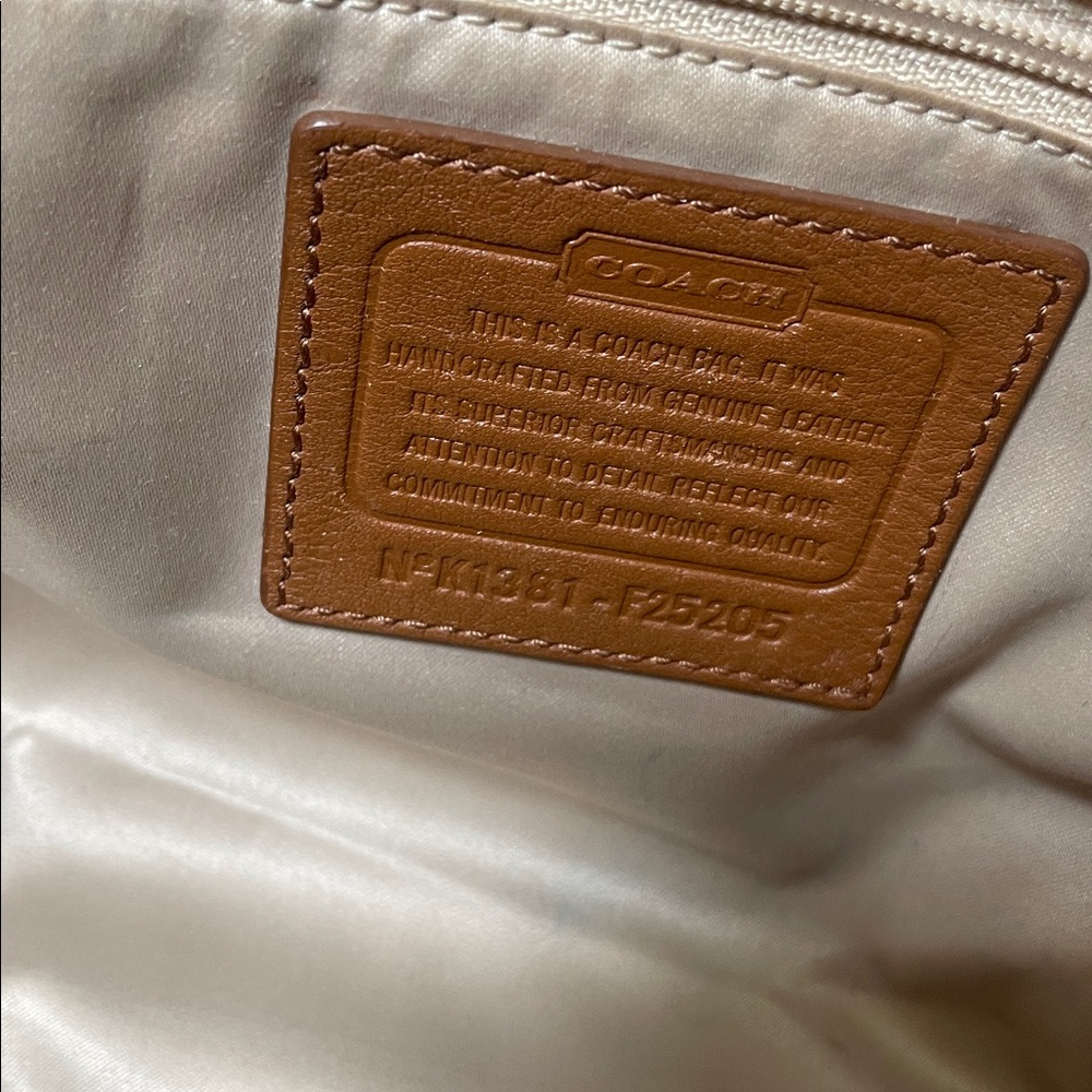 Coach Brown Leather Tote Bag - Picture 9 of 15
